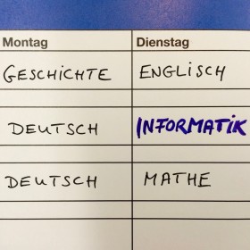 Informatik Stundenplan