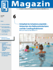 Das VBE-Magazin Ausgabe Juni mit einem Titelbild, auf dem junge Kinder in einem Schwimmbecken zu sehen sind.