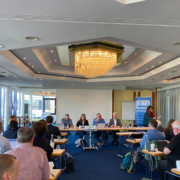 Die VBE-Verbandsleitung Oliver Hintzen, Ines Walter, Dirk Lederle, Gerhard Brand und Ruth Schweikert (v.l.n.r.).