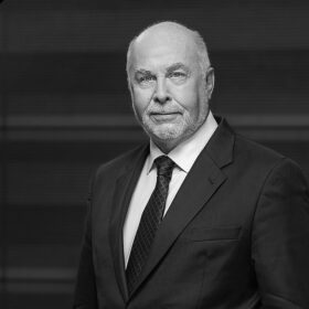 Ein schwarz-weiß Foto von Ulrich Silberbach